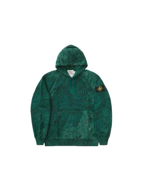 Supreme Supreme Stone Island Hooded Sweatshirt (FW23) Dark Green