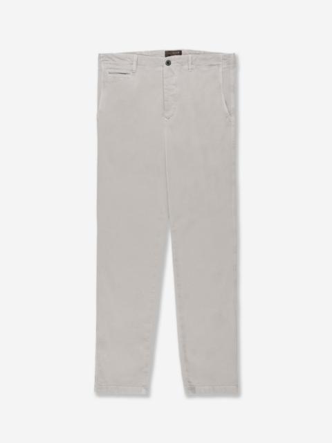 SLOWEAR Tapered-fit cotton and linen trousers