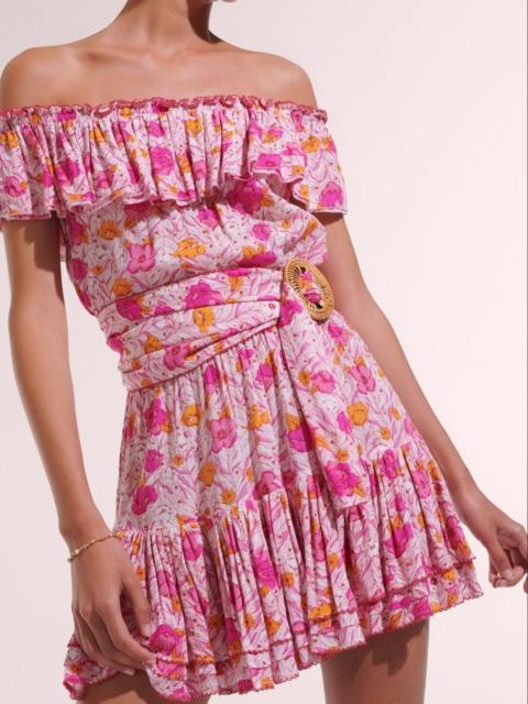 Poupette St Barth Mini Dress Bella - Pink Petunia