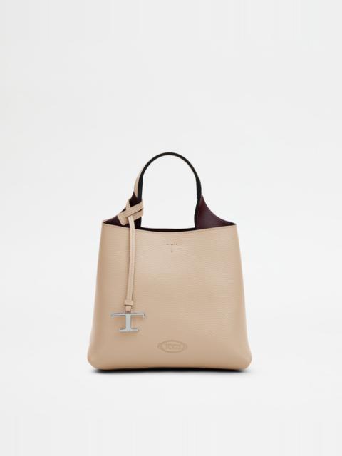 Tod's TOD'S BAG IN LEATHER MINI - OFF WHITE