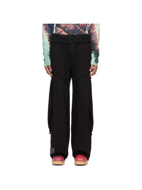 YAKU SSENSE Exclusive Black Ralien Sweatpants