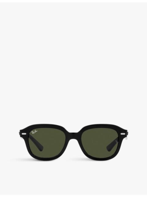 Ray-Ban RB4398 Erik square-frame acetate sunglasses