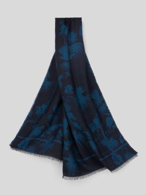Etro FLORAL PATTERN JACQUARD SCARF