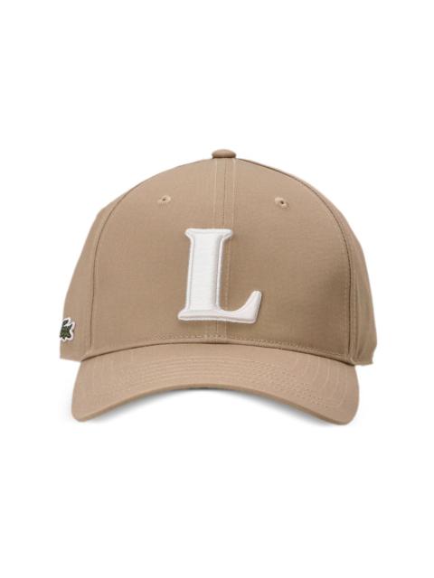 LACOSTE 3D-embroidered cotton baseball cap