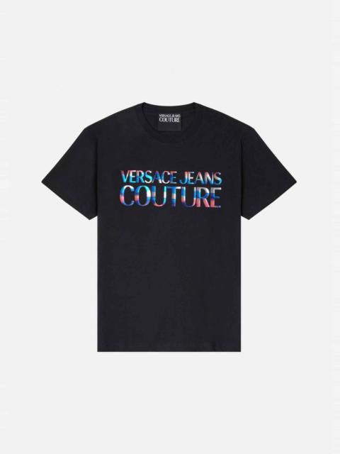 VERSACE JEANS COUTURE Colorful Logo T-Shirt