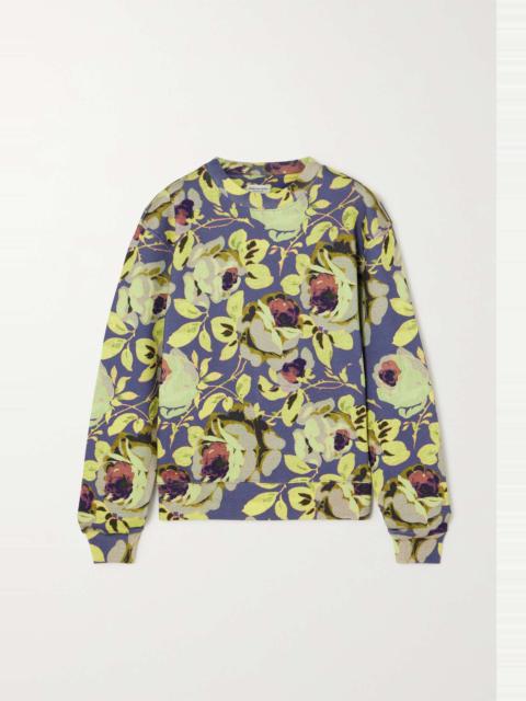Dries Van Noten Floral-print cotton-jersey sweatshirt