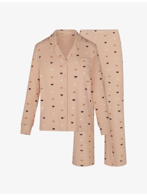 SKIMS Soft Lounge Long-Sleeve Stretch-Modal Sleep Set