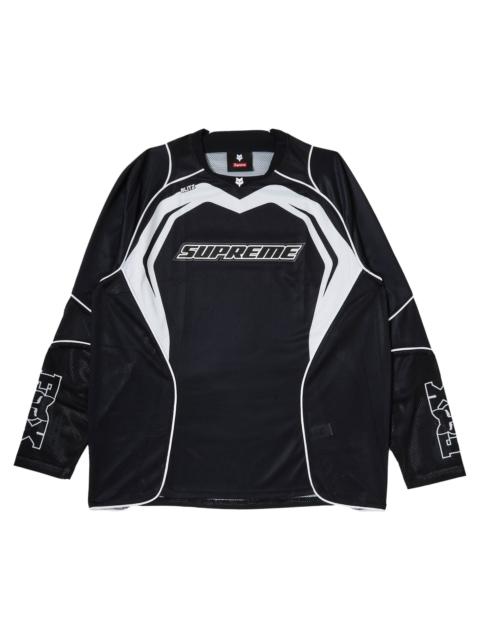 Supreme Supreme x Bounty Hunter Mesh Moto Jersey 'Black' | REVERSIBLE