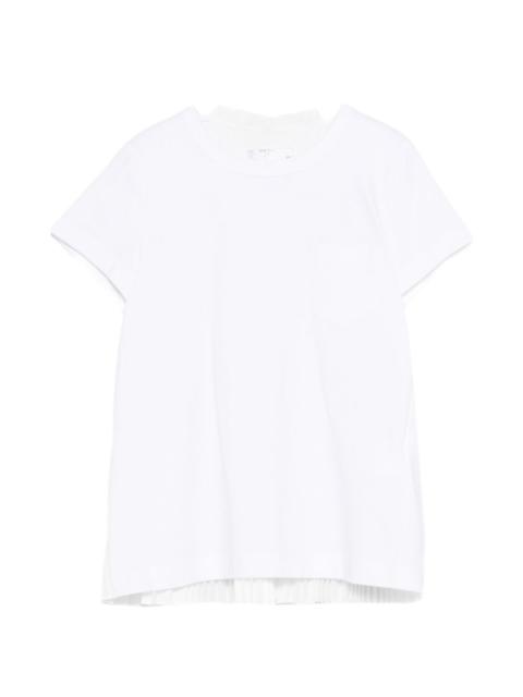 sacai ruffled T-shirt