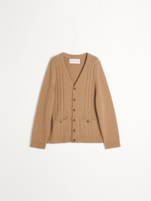 Valentino CAMEL CARDIGAN