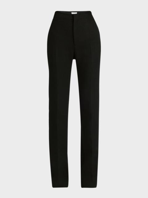 Bottega Veneta Wool Twill Flare Trousers
