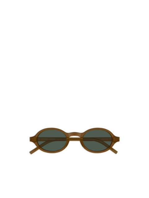 SAINT LAURENT oval-frame sunglasses