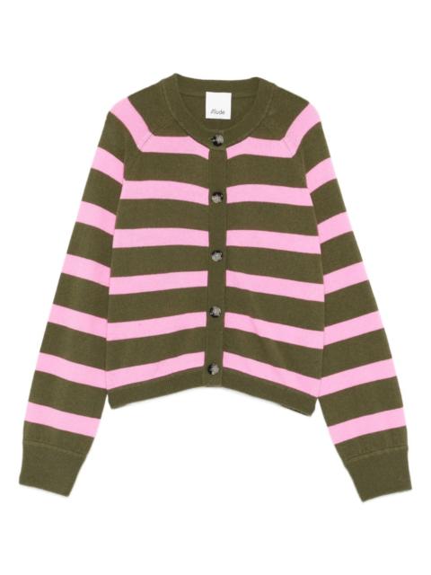 Allude stripe-pattern cardigan