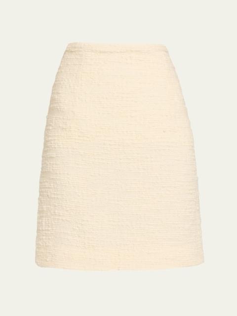 LIBEROWE Tavi Boucle Mini A-Line Skirt