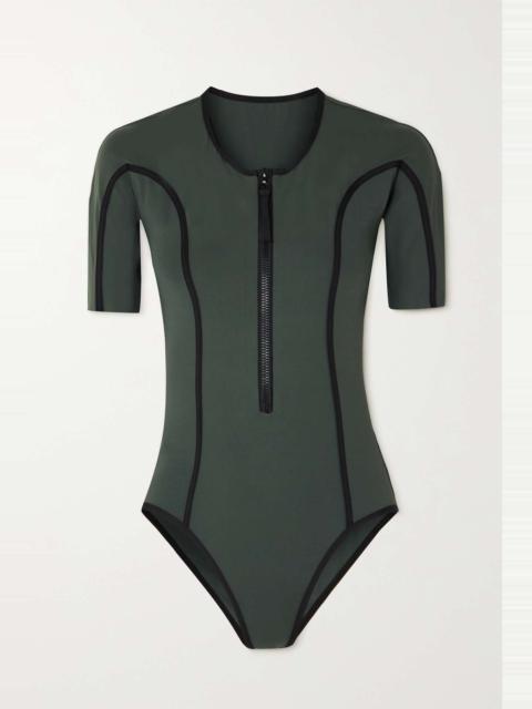 ERES Nautic Podium two-tone swimsuit