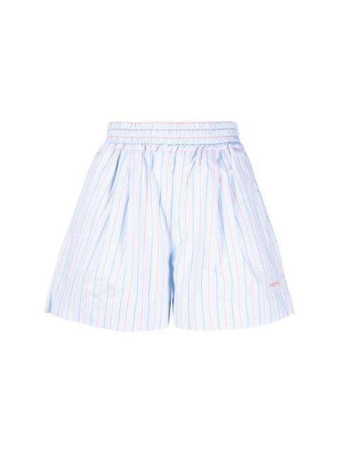 Marni striped cotton shorts