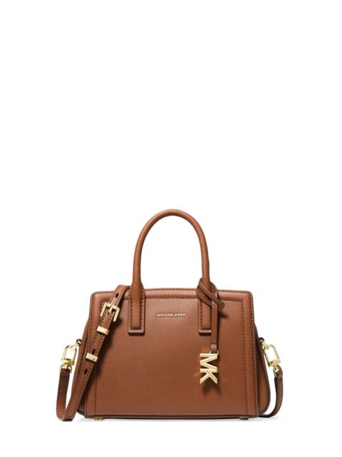 MICHAEL KORS Women's Laila Extra-Small Leather Crossbody Bag - Luggage