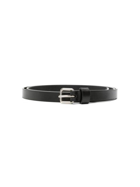 thin leather belt