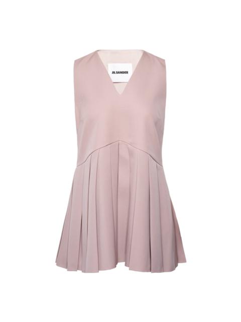 Jil Sander Sharp Wool Gabardine Top