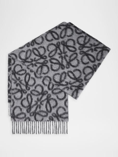 Loewe Wool and Cashmere Anagram Scarf