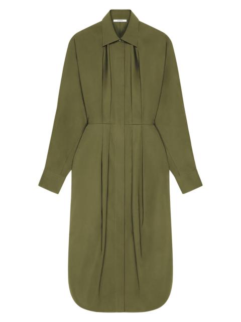 Givenchy Women's Shirt Dress in Poplin - Khaki