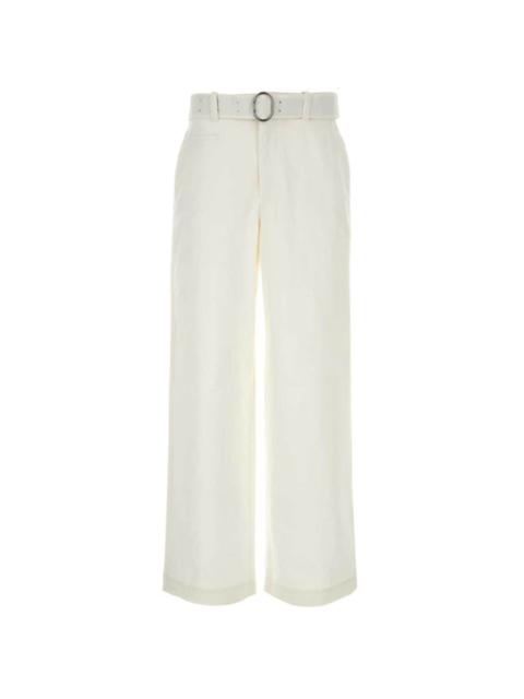 Jil Sander belted-waist wide-leg trousers