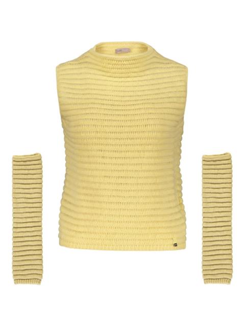 Herno logo-patch vest