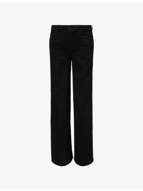7 For All Mankind Lotta Wide-Leg Cotton Denim Jeans