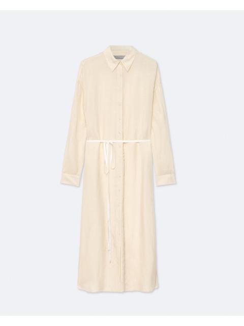 ALLSAINTS YURRA TIED CUPRO SHIRT DRESS