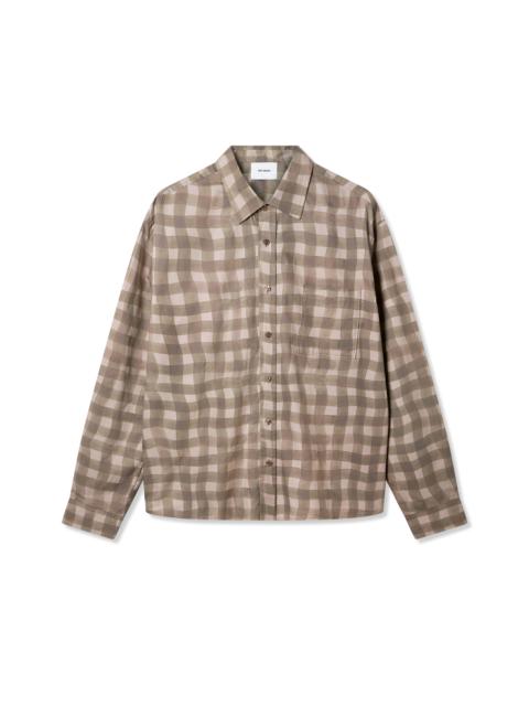 Axel Arigato Distort Gingham Shirt