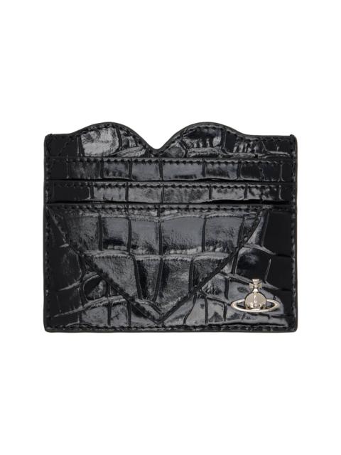Vivienne Westwood Black Heart Card Holder