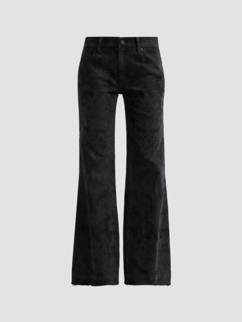 KOBI HALPERIN Women's Zane Flare-Leg Jeans - Black Multi