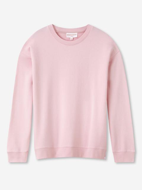 Derek Rose Women's Sweatshirt Quinn Cotton Modal Stretch Pink