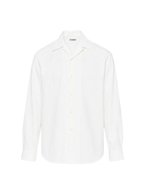 Jil Sander Crispy Washed Cotton Long Sleeve Shirt