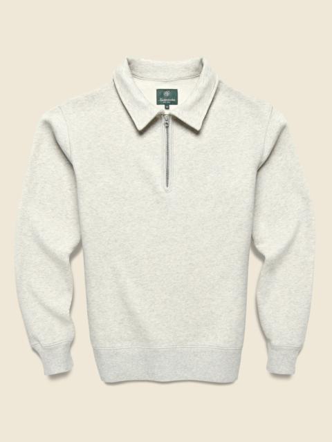 Knickerbocker 50s Quarter Zip - Oat Grey