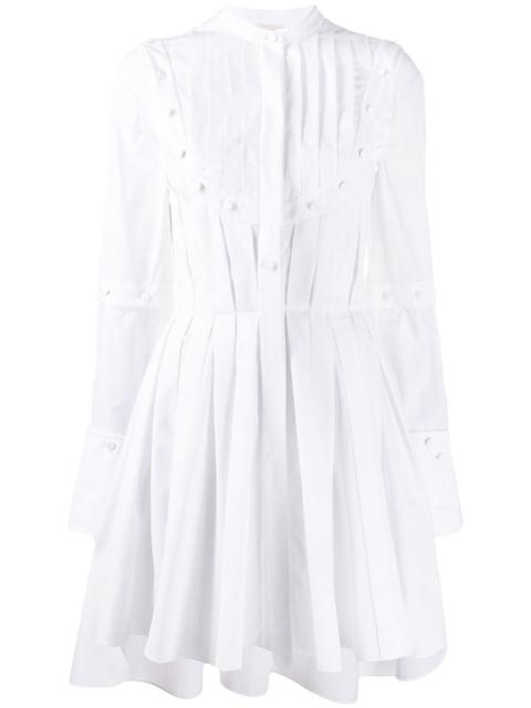 Alexander McQueen pleated shirt dress