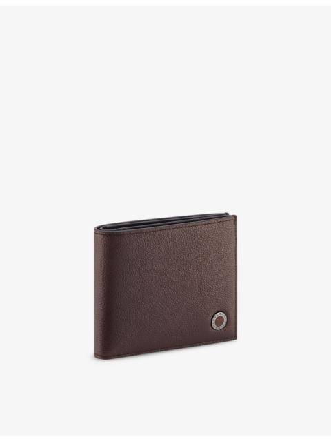 BVLGARI Man Hipster Leather Compact Wallet
