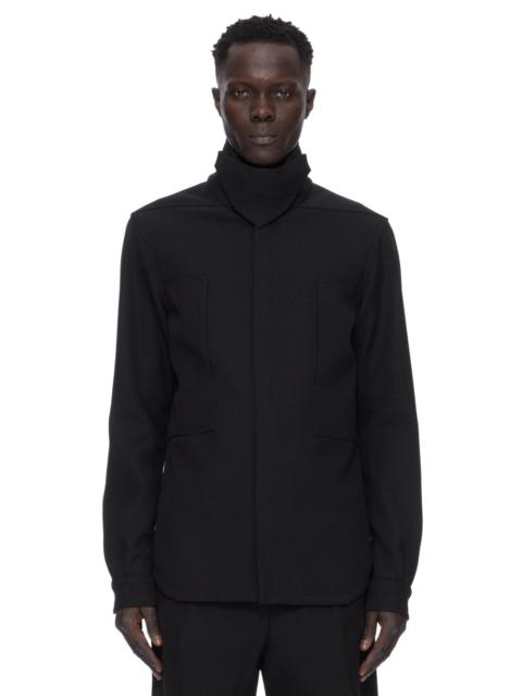 Rick Owens Black Tower Outershirt Jacket