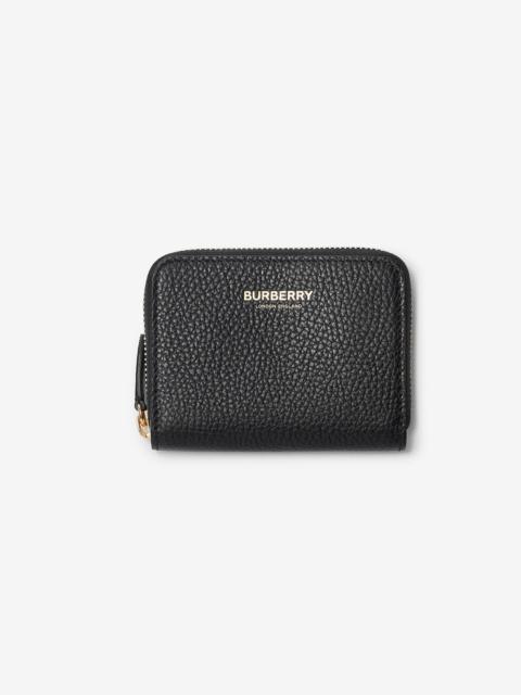 Burberry Leather Zip Wallet