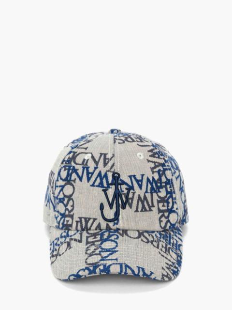 JW Anderson BASEBALL CAP WITH LOGO GRID