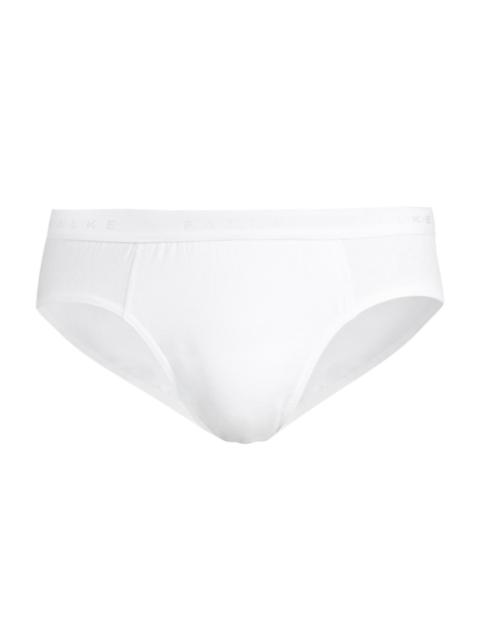 FALKE Men's Cotton Logo Briefs - White