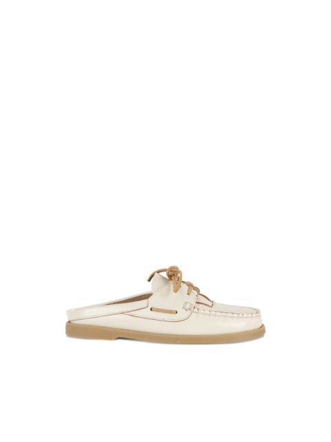 HEREU slip-on leather mules