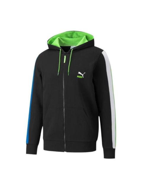 PUMA CLSX ColBlock Hoodie 'Black' 534156-51