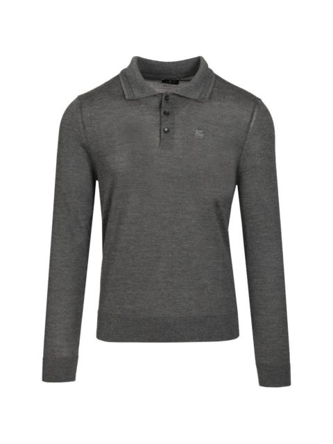 Etro Fuji Pegasus-embroidered sweater
