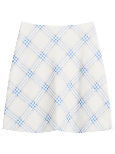 Kijun Kijun Essential Check Mini Skirt