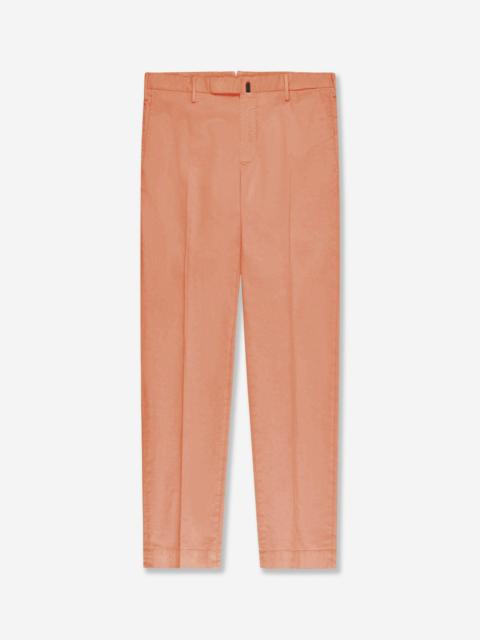 SLOWEAR Slim fit organic cotton trousers