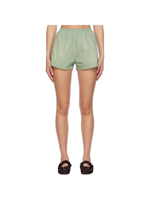 Stockholm Surfboard Club Green Lightweight Shorts