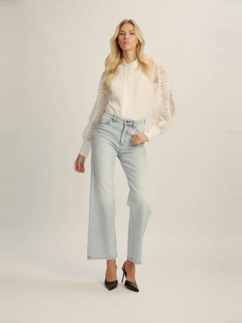 BARDOT Olessia Lace Bodysuit In Ivory