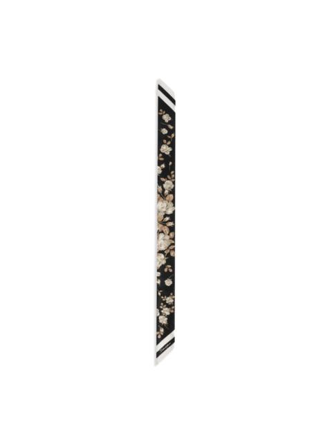 Dolce & Gabbana rose-print silk bandeau
