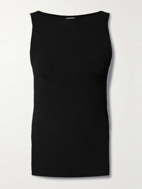 KHAITE Evelyn ribbed-knit tank